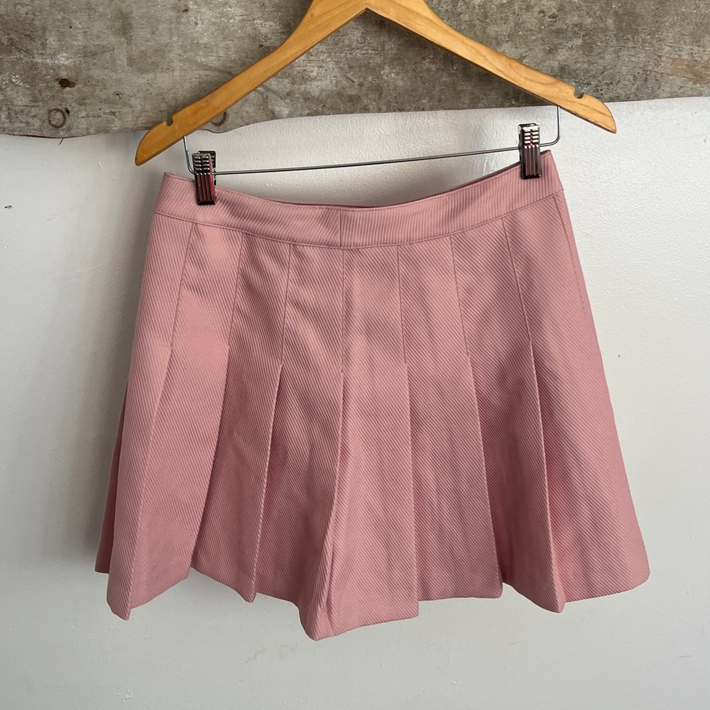 Pleated Mini Skirt